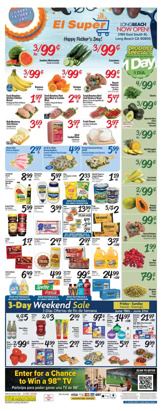 El Super catalogue | Discounts and promotions | 2026-06-17T00:00:00.000Z - 2026-06-23T00:00:00.000Z