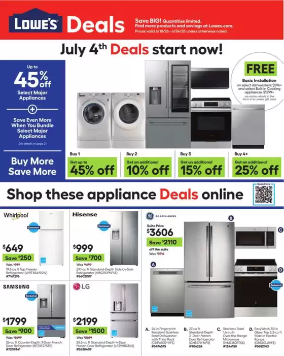 Lowe's catalogue in Belton MO | Save now with our deals | 2026-06-18T00:00:00.000Z - 2026-06-24T00:00:00.000Z