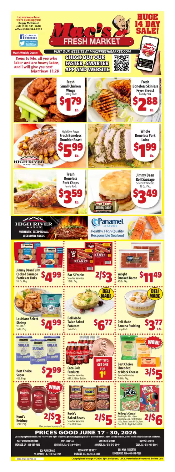 Mac's Market catalogue | Attractive special offers for everyone | 2026-06-17T00:00:00.000Z - 2026-06-30T00:00:00.000Z