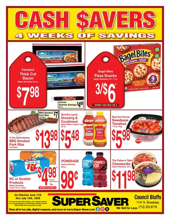 Super Saver catalogue | Exclusive bargains | 2026-06-17T00:00:00.000Z - 2026-07-14T00:00:00.000Z