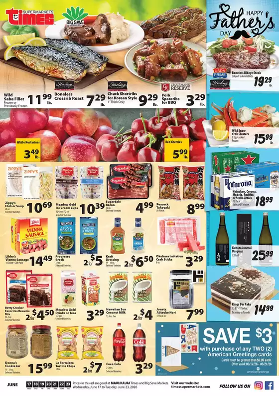 Times Supermarkets catalogue | Maui and Kauai | 2026-06-17T00:00:00.000Z - 2026-06-23T00:00:00.000Z