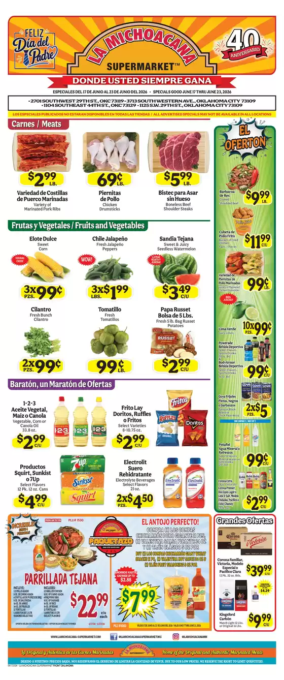 La Michoacana catalogue | Great offer for bargain hunters | 2026-06-17T00:00:00.000Z - 2026-06-23T00:00:00.000Z
