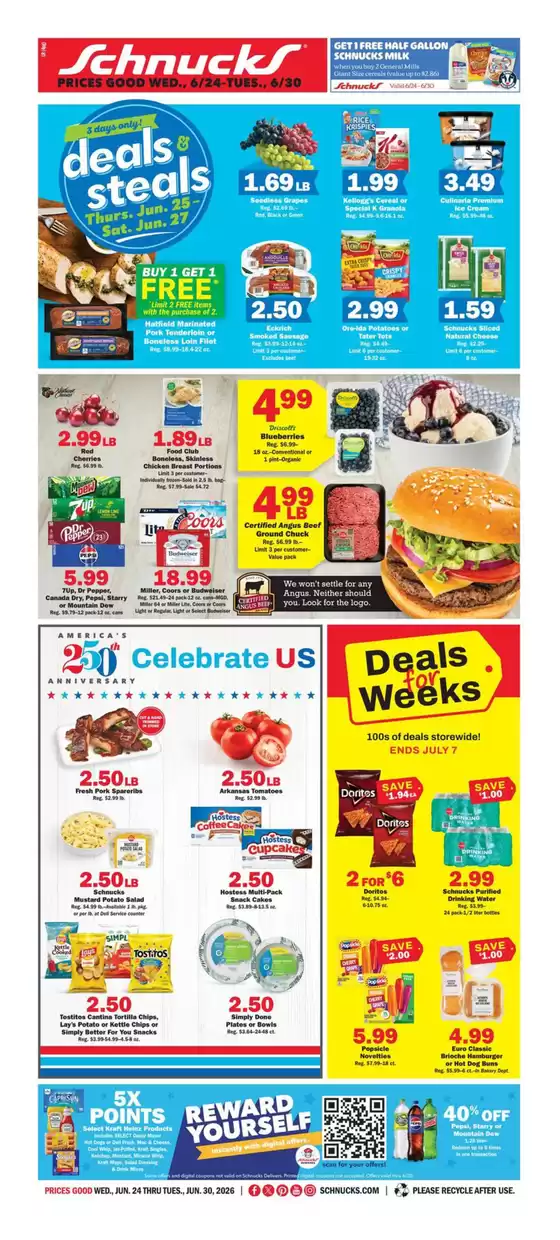 Schnucks catalogue | Exclusive bargains | 2026-06-24T00:00:00.000Z - 2026-06-30T00:00:00.000Z