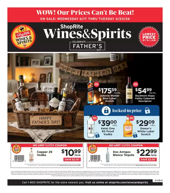 ShopRite catalogue | ShopRite Wine & Spirits - 6/17 | 2026-06-17T00:00:00.000Z - 2026-06-23T00:00:00.000Z