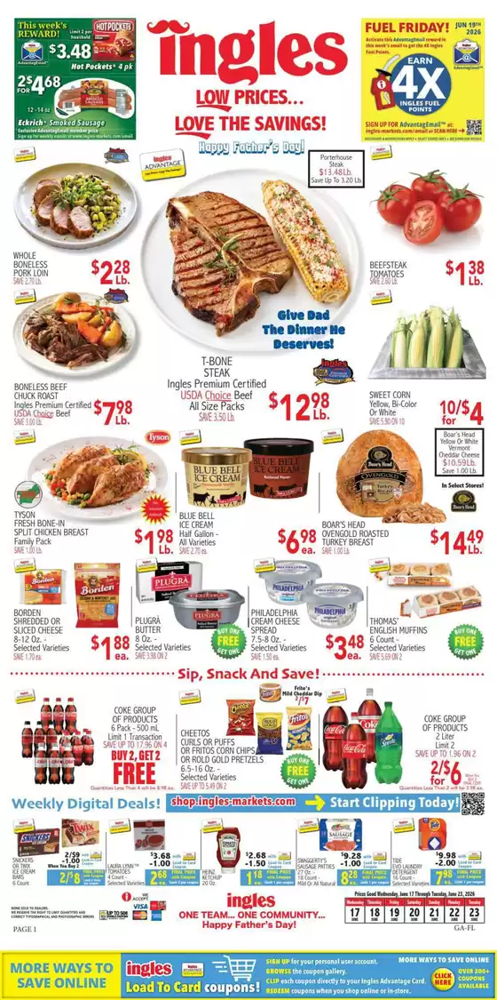 Ingles Markets catalogue | Top deals and discounts | 2026-06-17T00:00:00.000Z - 2026-06-23T00:00:00.000Z