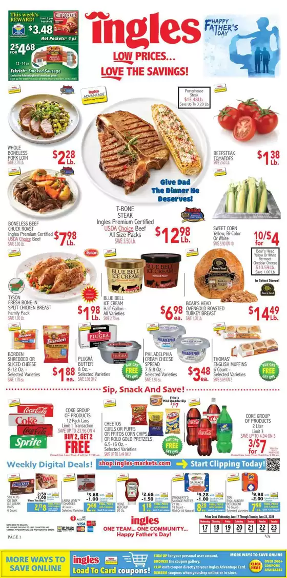 Ingles Markets catalogue | Save now with our deals | 2026-06-17T00:00:00.000Z - 2026-06-23T00:00:00.000Z
