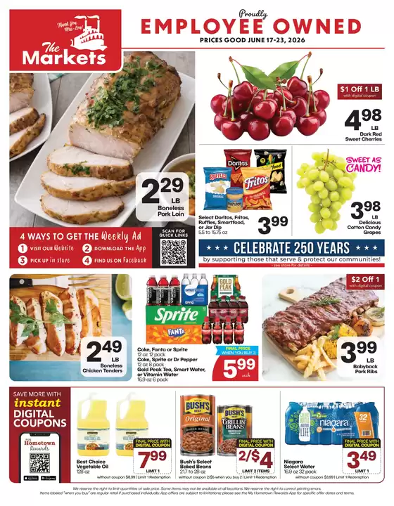 The Markets catalogue | The Markets weekly ad | 2026-06-17T00:00:00.000Z - 2026-06-23T00:00:00.000Z