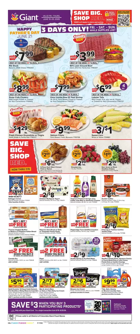 Giant Food catalogue in Arlington VA | Weekly Circular | 2026-06-19T00:00:00.000Z - 2026-06-25T00:00:00.000Z
