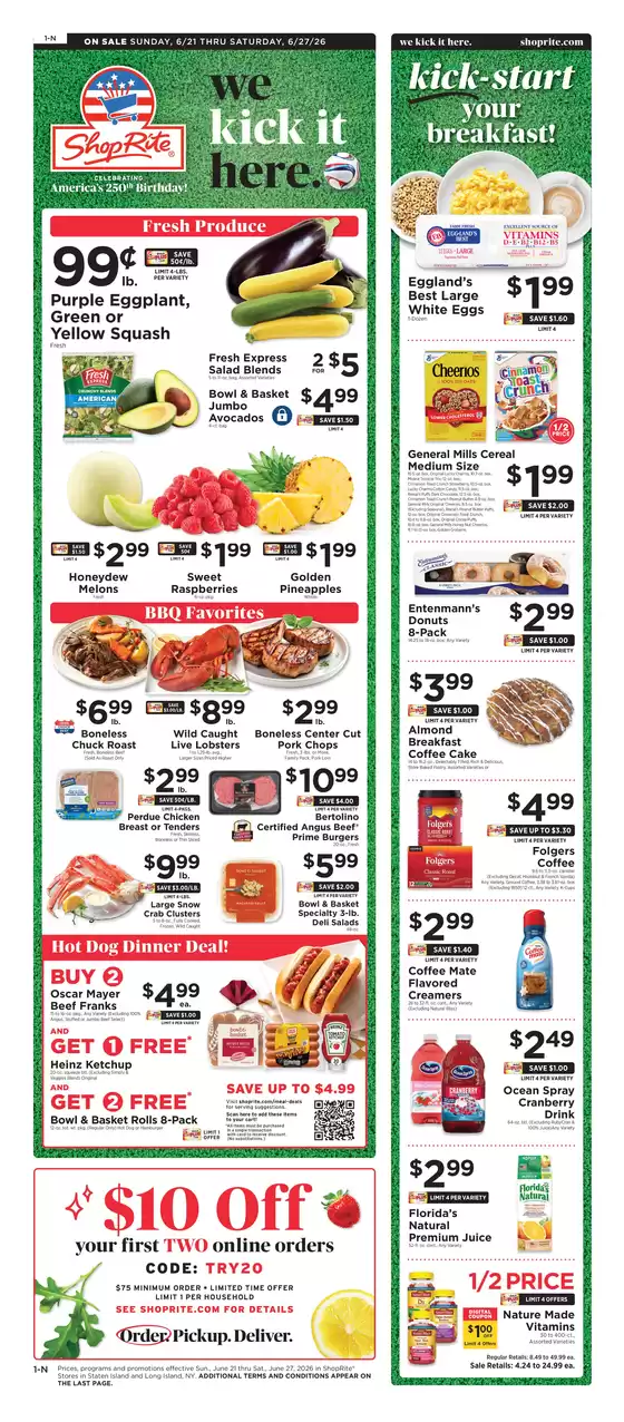 ShopRite catalogue in Bayonne NJ | New offers to discover | 2026-06-18T00:00:00.000Z - 2026-06-27T00:00:00.000Z