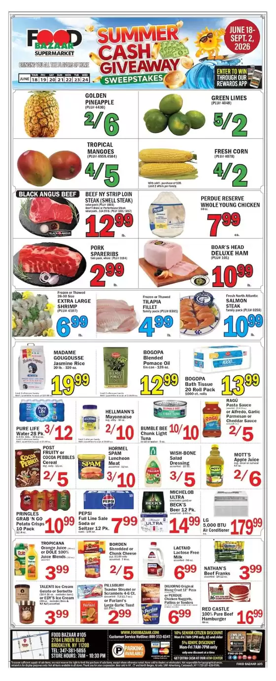 Food Bazaar catalogue in Bayonne NJ | Top deals and discounts | 2026-06-18T00:00:00.000Z - 2026-06-24T00:00:00.000Z