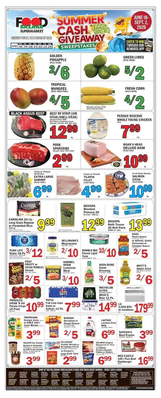Food Bazaar catalogue in Bayonne NJ | Food Bazaar weekly ad | 2026-06-18T00:00:00.000Z - 2026-06-24T00:00:00.000Z