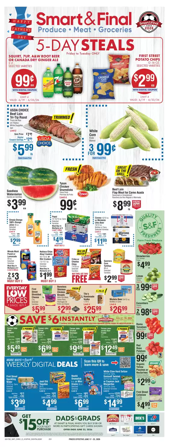 Smart & Final catalogue | Current deals and offers | 2026-06-19T00:00:00.000Z - 2026-06-23T00:00:00.000Z