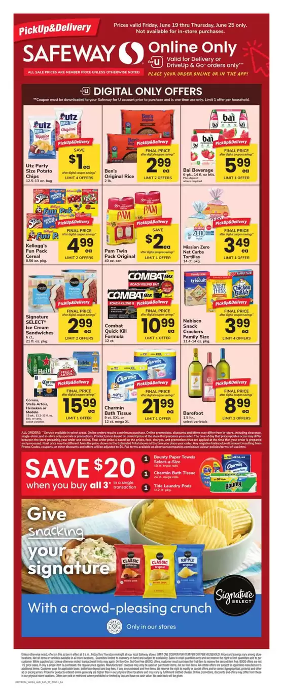 Safeway catalogue in Bladensburg MD | Current special promotions | 2026-06-19T00:00:00.000Z - 2026-06-25T00:00:00.000Z