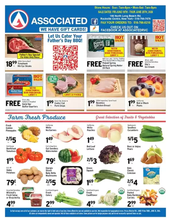 Associated catalogue in Far Rockaway NY | Top deals and discounts | 2026-06-19T00:00:00.000Z - 2026-06-25T00:00:00.000Z