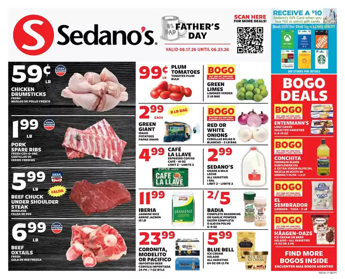 Sedano's catalogue | Sedano's weekly ad | 2026-06-17T00:00:00.000Z - 2026-06-23T00:00:00.000Z