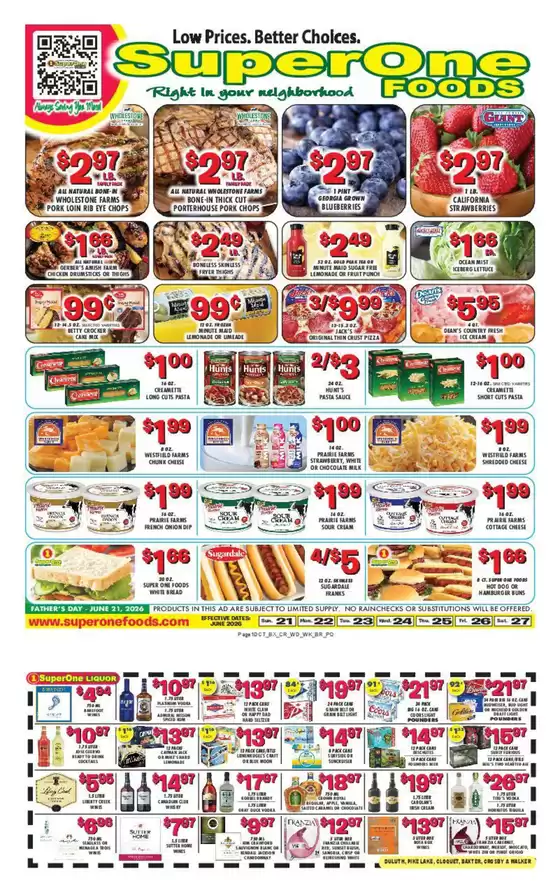 Super One Foods catalogue | Weekly Ad Savings | 2026-06-06T00:00:00.000Z - 2026-06-27T00:00:00.000Z