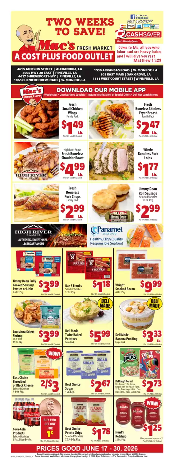 Mac's Market catalogue | Top deals and discounts | 2026-06-17T00:00:00.000Z - 2026-06-30T00:00:00.000Z