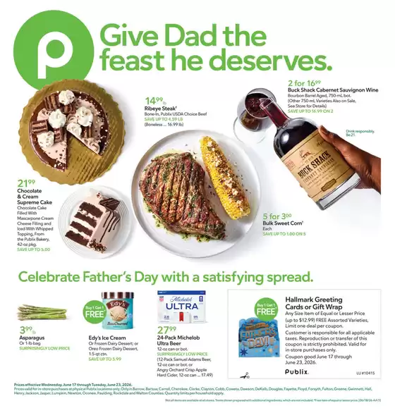 Publix catalogue | Exclusive deals and bargains | 2026-06-17T00:00:00.000Z - 2026-06-23T00:00:00.000Z
