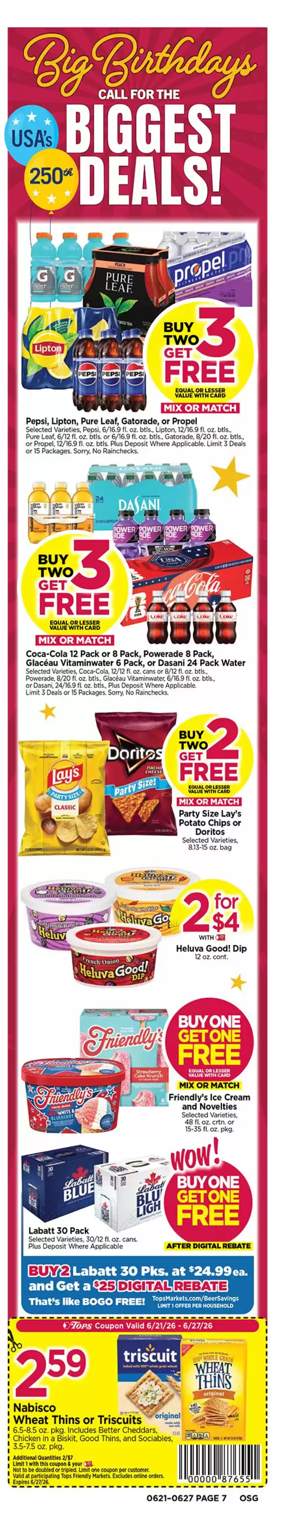 Tops catalogue in Hannibal NY | Big Birthday Deals! | 2026-06-21T00:00:00.000Z - 2026-06-27T00:00:00.000Z
