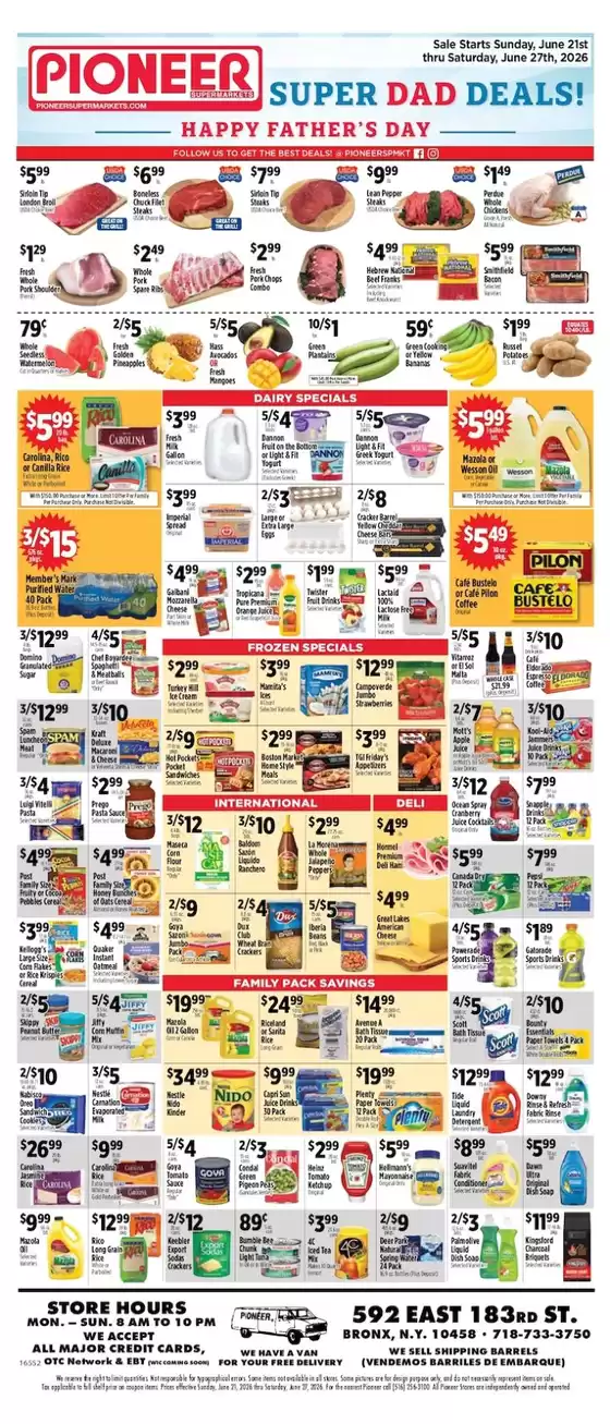 Pioneer Supermarkets catalogue | Attractive special offers for everyone | 2026-06-21T00:00:00.000Z - 2026-06-27T00:00:00.000Z