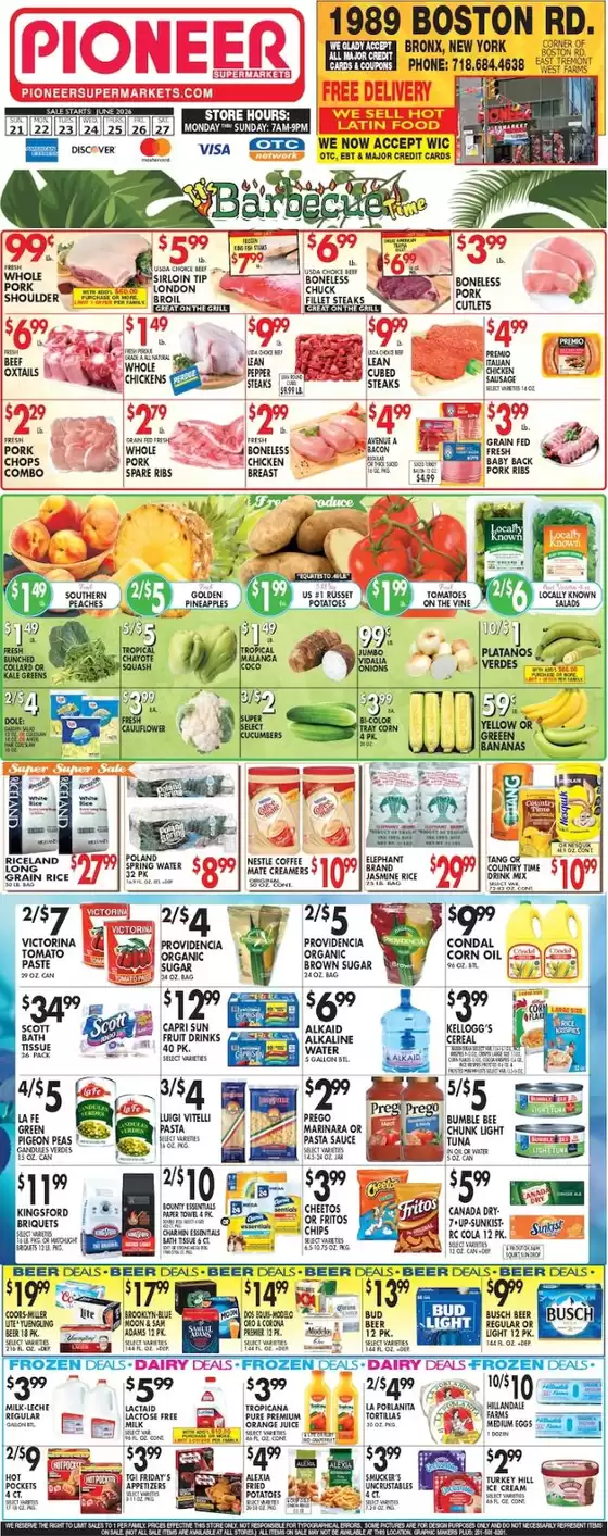 Pioneer Supermarkets catalogue | Exclusive deals and bargains | 2026-06-21T00:00:00.000Z - 2026-06-27T00:00:00.000Z