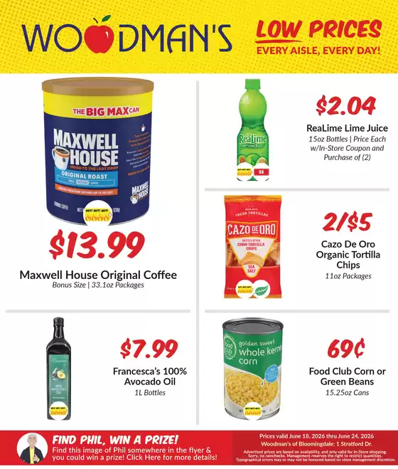 Woodman's catalogue | Top deals for all customers | 2026-06-18T00:00:00.000Z - 2026-06-24T00:00:00.000Z