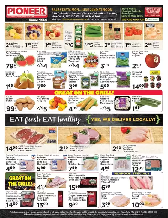 Pioneer Supermarkets catalogue in Maywood NJ | Pioneer Supermarkets weekly ad | 2026-06-22T00:00:00.000Z - 2026-06-28T00:00:00.000Z