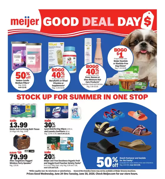 Meijer catalogue | Good Deal Days | 2026-06-24T00:00:00.000Z - 2026-06-30T00:00:00.000Z