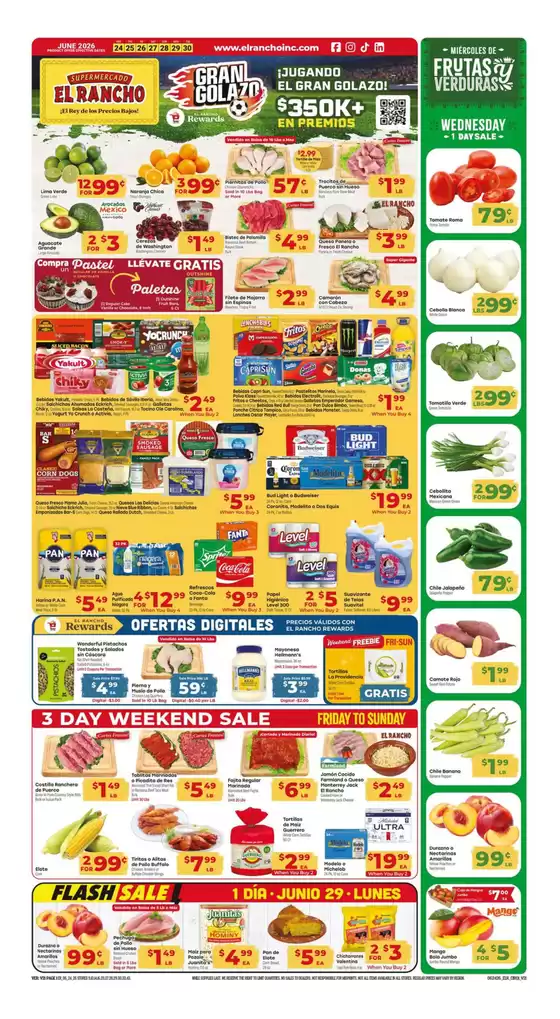 Supermercado El Rancho catalogue in Allen TX | Weekly Ad | 2026-06-24T00:00:00.000Z - 2026-06-30T00:00:00.000Z