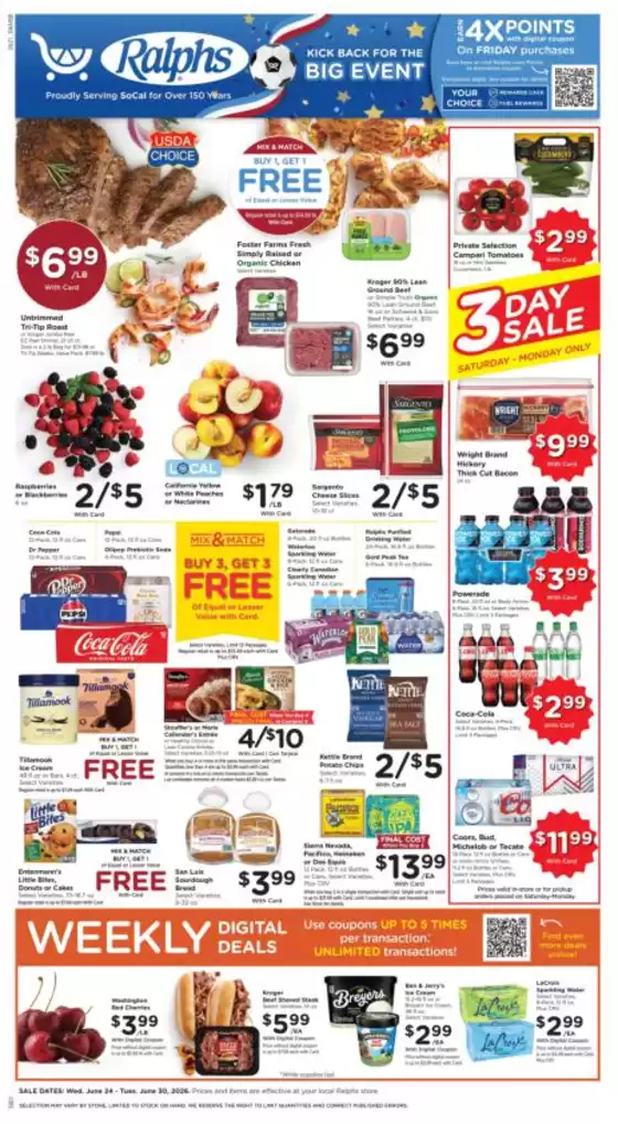 Ralphs catalogue in Pico Rivera CA | Our best deals for you | 2026-06-24T00:00:00.000Z - 2026-07-01T00:00:00.000Z