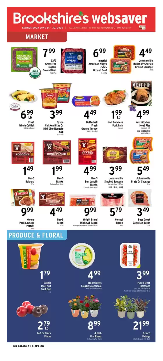 Brookshire's catalogue | Exclusive bargains | 2026-06-24T00:00:00.000Z - 2026-06-30T00:00:00.000Z