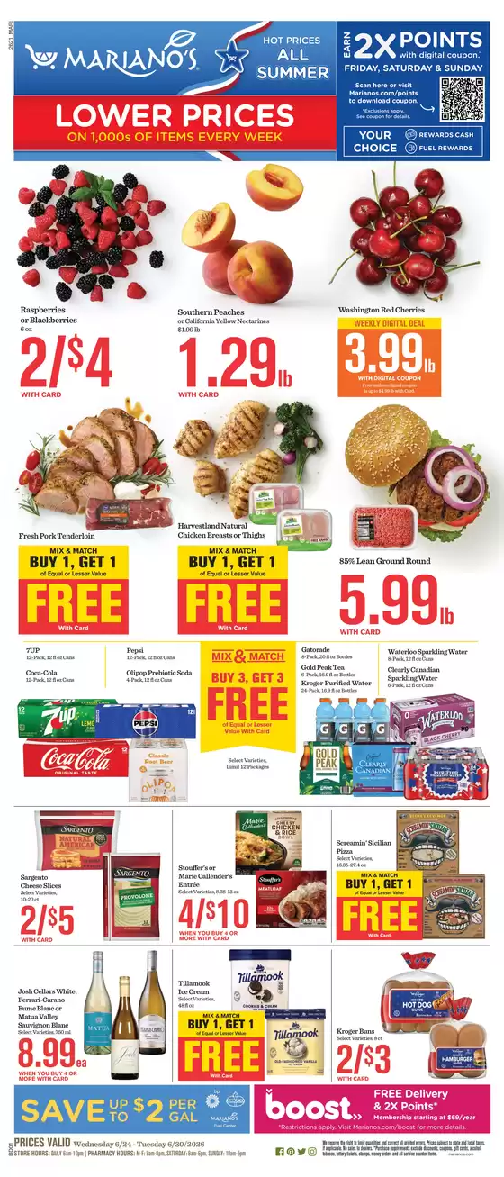 Mariano's catalogue in Skokie IL | Weekly Ad | 2026-06-24T00:00:00.000Z - 2026-06-30T00:00:00.000Z