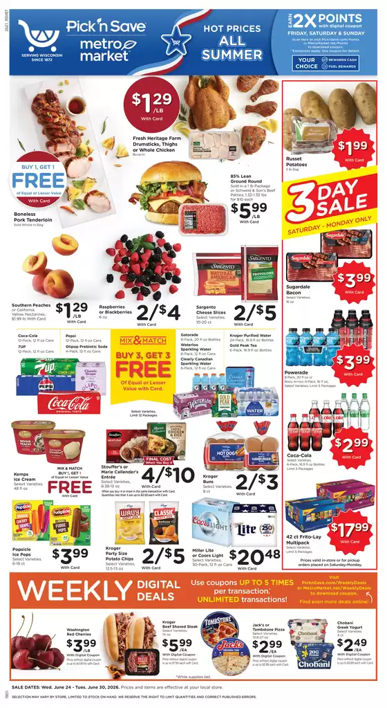 Pick'n Save catalogue in Skokie IL | Weekly Ad | 2026-06-24T00:00:00.000Z - 2026-06-30T00:00:00.000Z