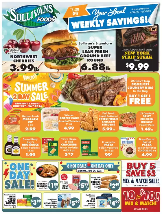Sullivan's Foods catalogue | Great offer for all customers | 2026-06-24T00:00:00.000Z - 2026-06-30T00:00:00.000Z