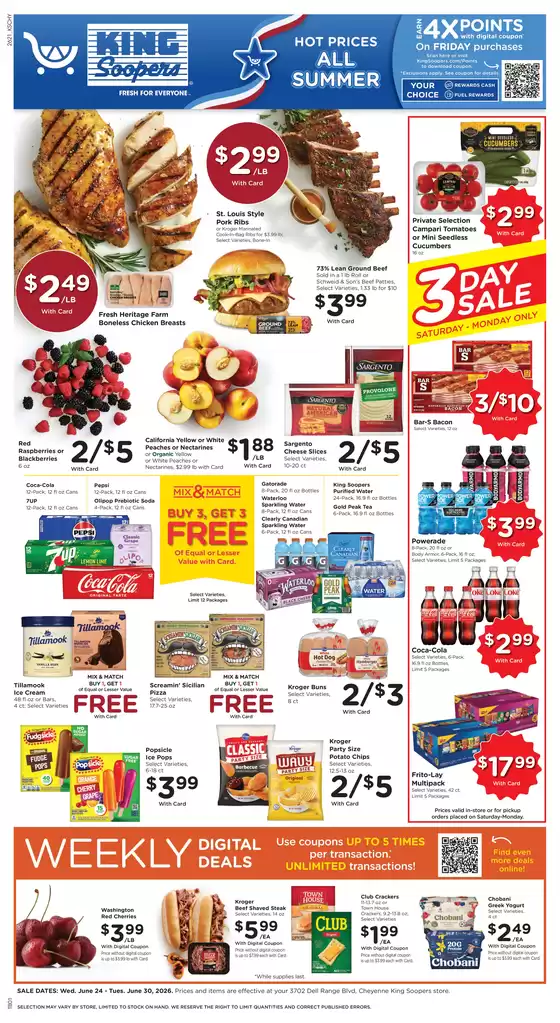 King Soopers catalogue | Great offer for all customers | 2026-06-24T00:00:00.000Z - 2026-06-30T00:00:00.000Z