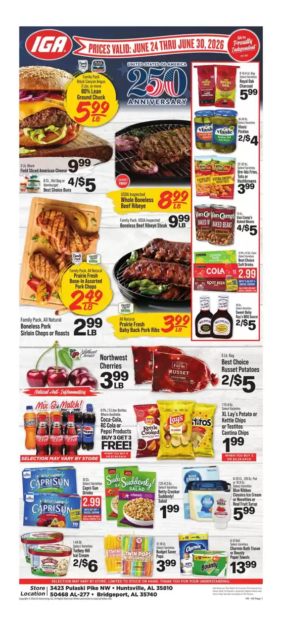IGA catalogue in Pocahontas IL | Exclusive bargains | 2026-06-24T00:00:00.000Z - 2026-06-30T00:00:00.000Z