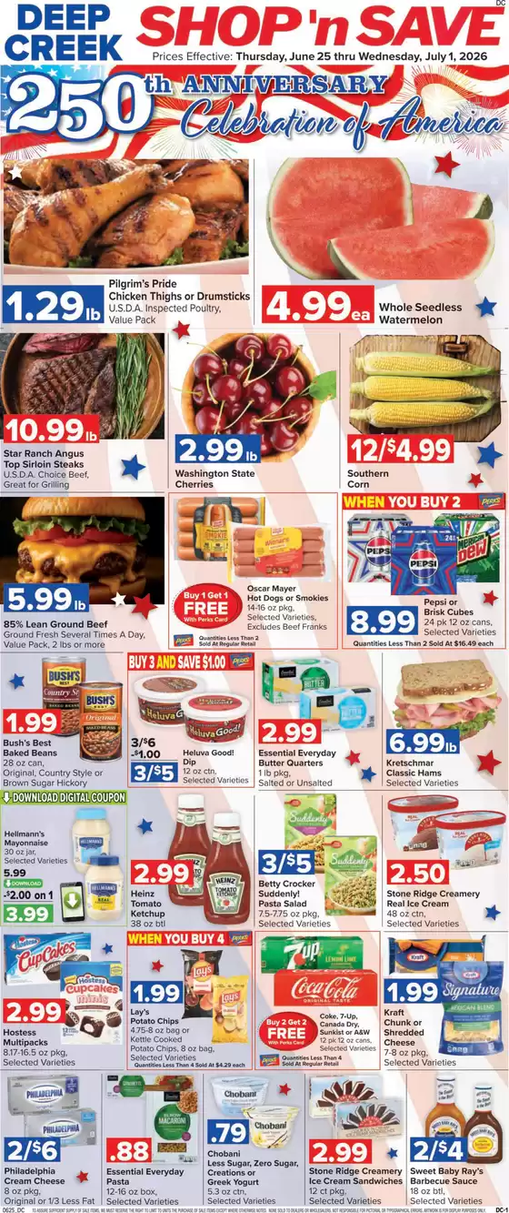 Shop 'n Save catalogue in Albright WV | Great discounts on selected products | 2026-06-25T00:00:00.000Z - 2026-07-01T00:00:00.000Z