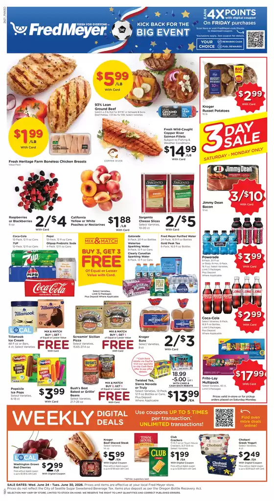 Fred Meyer catalogue | Current deals and offers | 2026-06-24T00:00:00.000Z - 2026-06-30T00:00:00.000Z