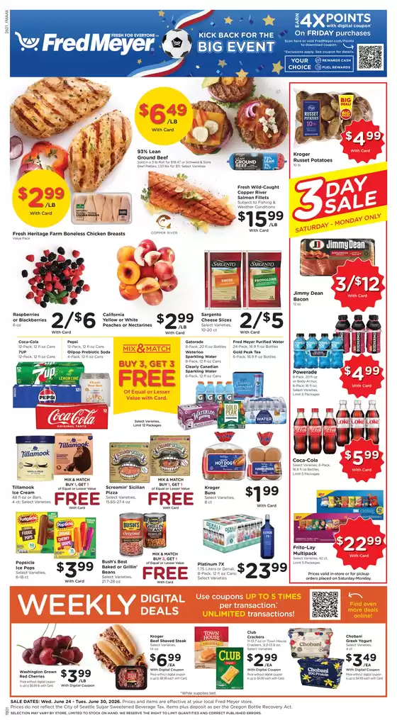 Fred Meyer catalogue in Bend OR | Great offer for all customers | 2026-06-24T00:00:00.000Z - 2026-06-30T00:00:00.000Z