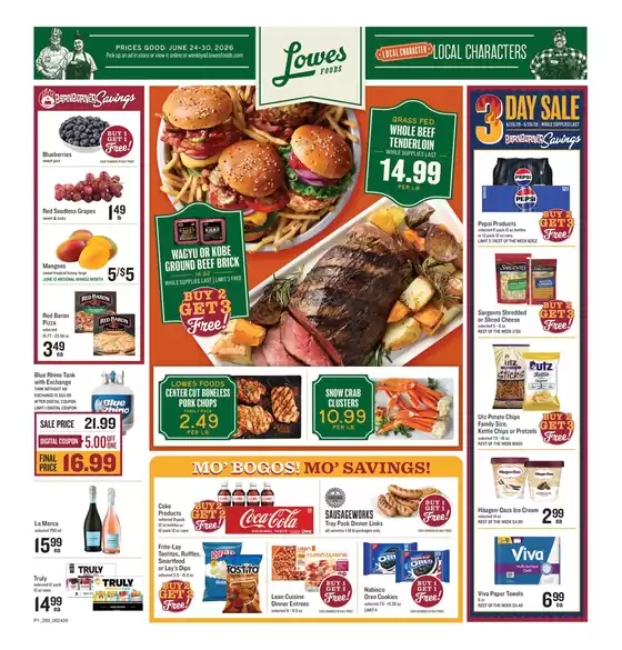 Lowes Foods catalogue in Jasper GA | Weekly Ad | 2026-06-24T00:00:00.000Z - 2026-06-30T00:00:00.000Z