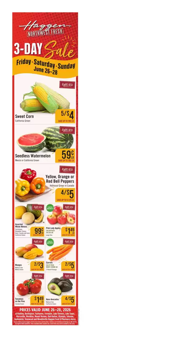 Haggen Food catalogue | Weekly Flyer | 2026-06-24T00:00:00.000Z - 2026-07-07T00:00:00.000Z