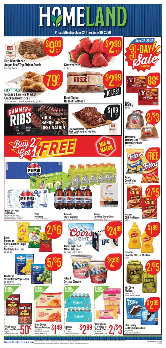 Homeland Market catalogue | Weekly Specials! | 2026-06-24T00:00:00.000Z - 2026-06-30T00:00:00.000Z