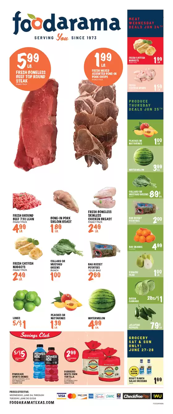 Foodarama catalogue | Foodarama weekly ad | 2026-06-24T00:00:00.000Z - 2026-06-30T00:00:00.000Z