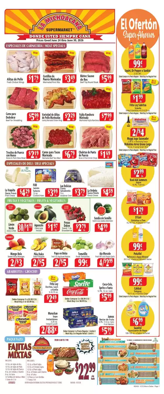 El Ahorro catalogue | Current deals and offers | 2026-06-24T00:00:00.000Z - 2026-06-30T00:00:00.000Z