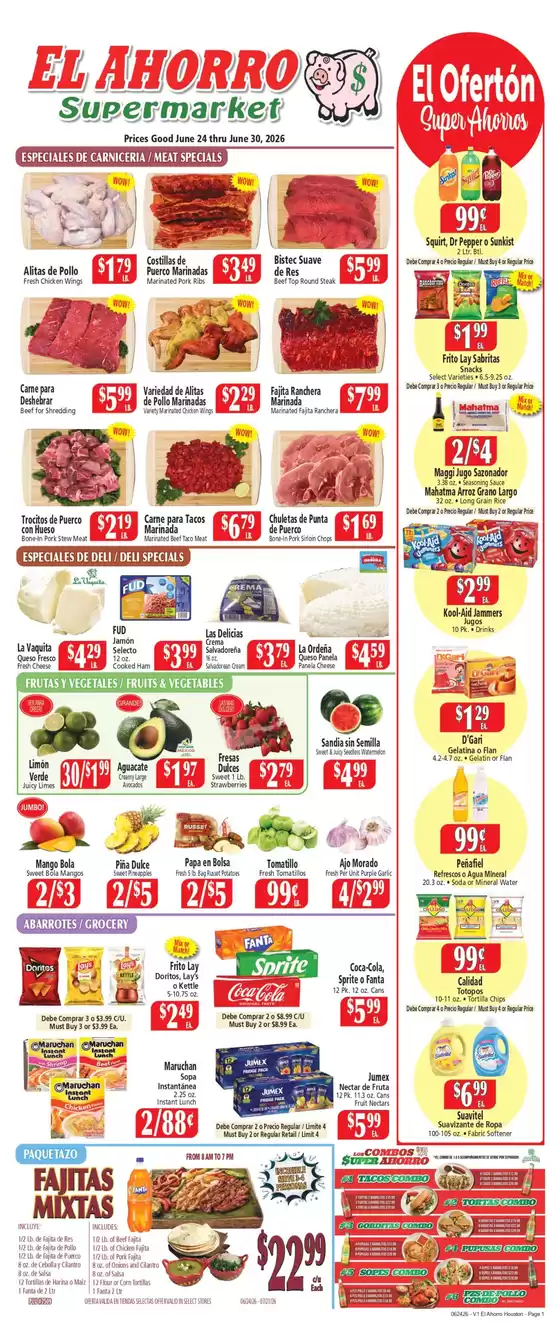 El Ahorro catalogue | Top offers for smart savers | 2026-06-24T00:00:00.000Z - 2026-06-30T00:00:00.000Z