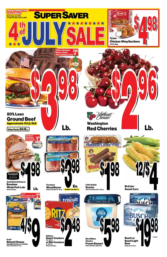 Super Saver catalogue | Great offer for all customers | 2026-06-24T00:00:00.000Z - 2026-07-07T00:00:00.000Z
