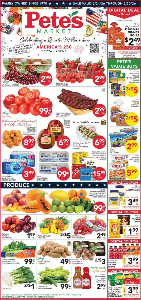 Pete's Fresh Market catalogue | Pete's Fresh Market weekly ad | 2026-06-24T00:00:00.000Z - 2026-06-30T00:00:00.000Z