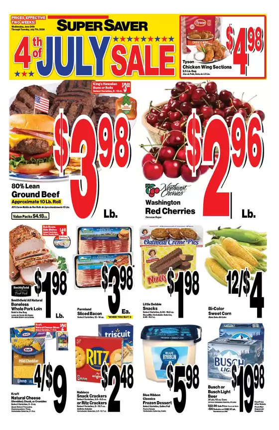 Super Saver catalogue | Super Saver weekly ad | 2026-06-24T00:00:00.000Z - 2026-07-07T00:00:00.000Z