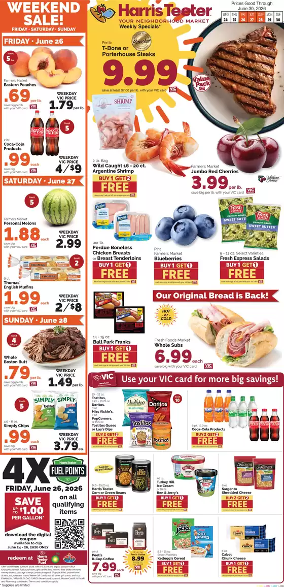 Harris Teeter catalogue in Wilmington NC | Wide range of offers | 2026-06-24T00:00:00.000Z - 2026-06-30T00:00:00.000Z