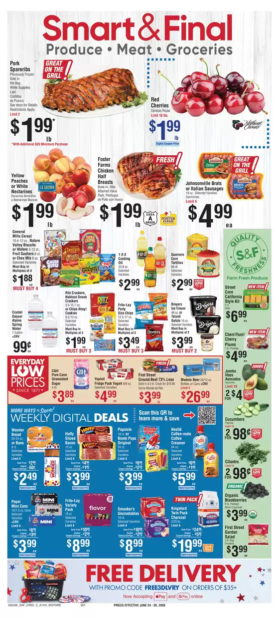 Smart & Final catalogue | Great discounts on selected products | 2026-06-24T00:00:00.000Z - 2026-06-25T00:00:00.000Z